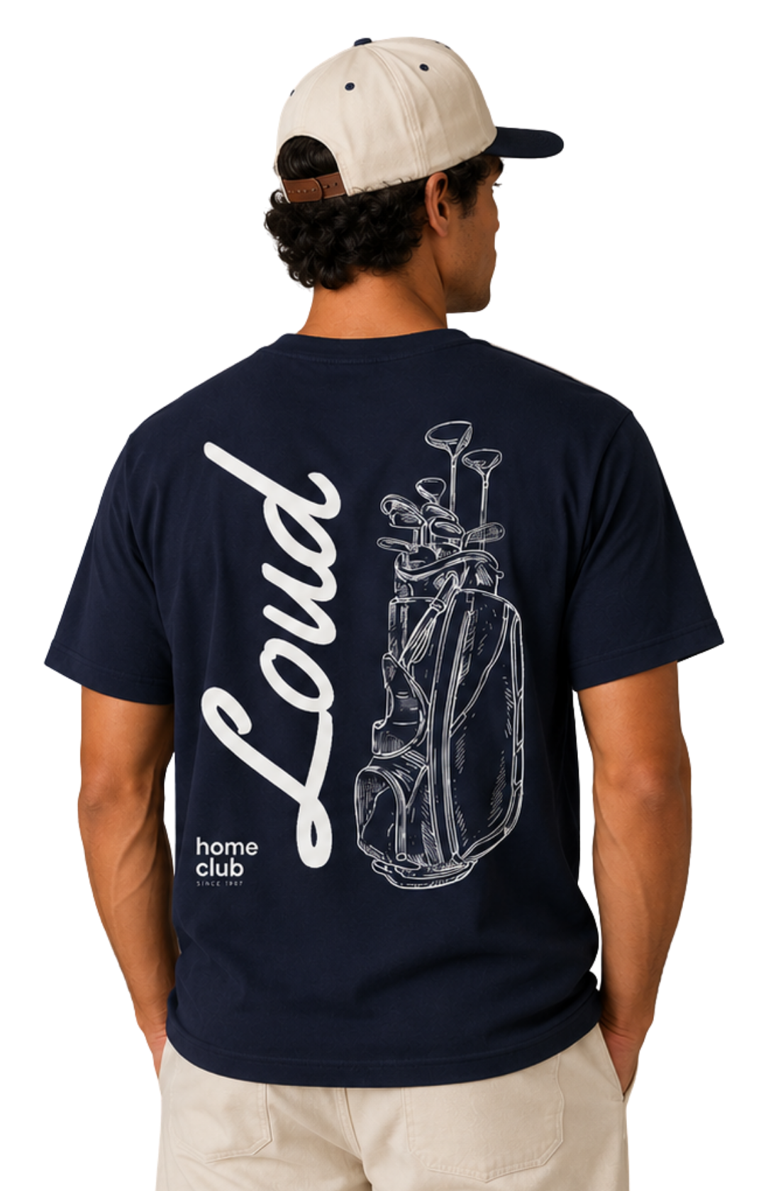 Loud Golf Bag Back T-shirt
