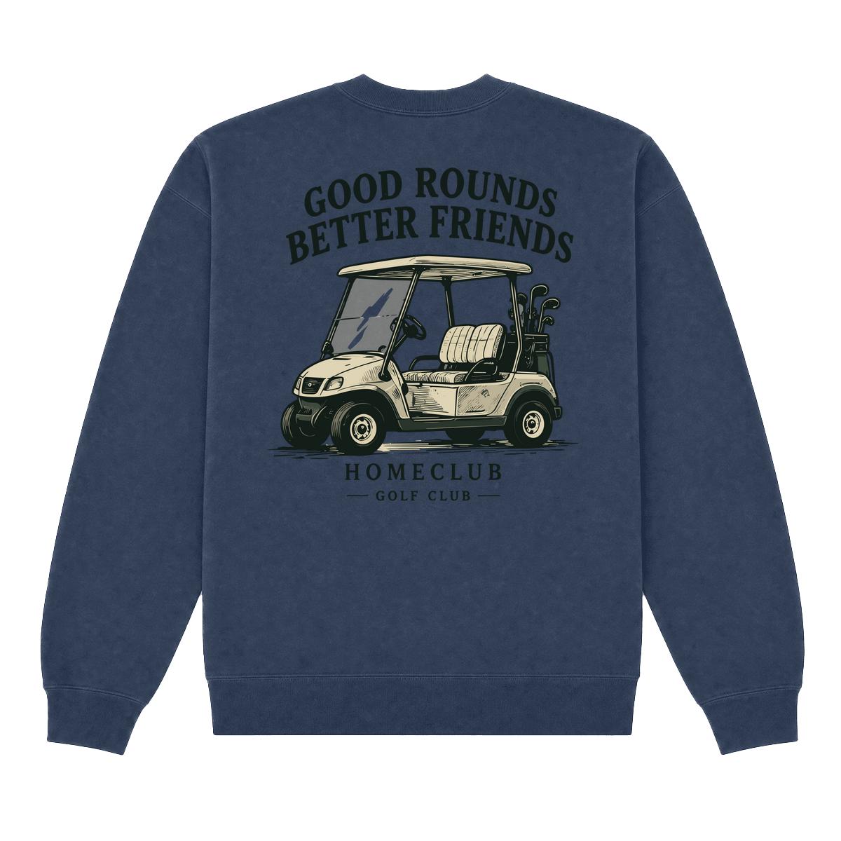 GOOD ROUNDS – Crewneck Golf Club Vintage