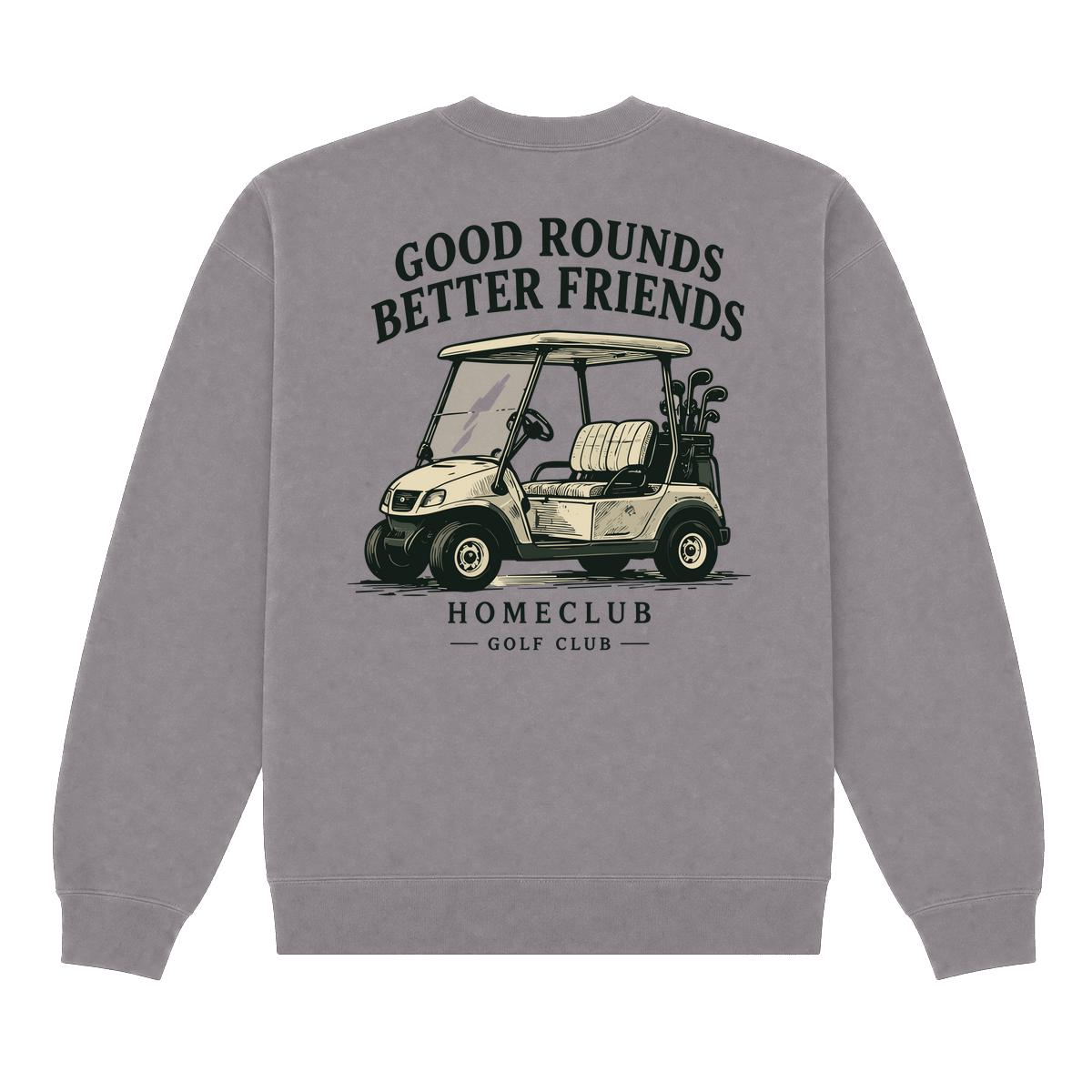 GOOD ROUNDS – Crewneck Golf Club Vintage