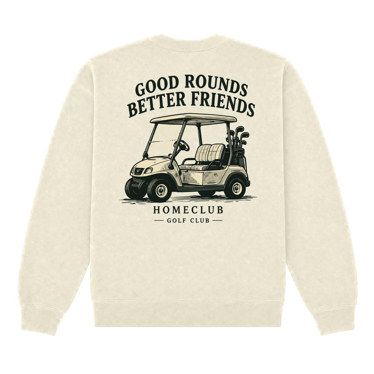 GOOD ROUNDS – Crewneck Golf Club Vintage